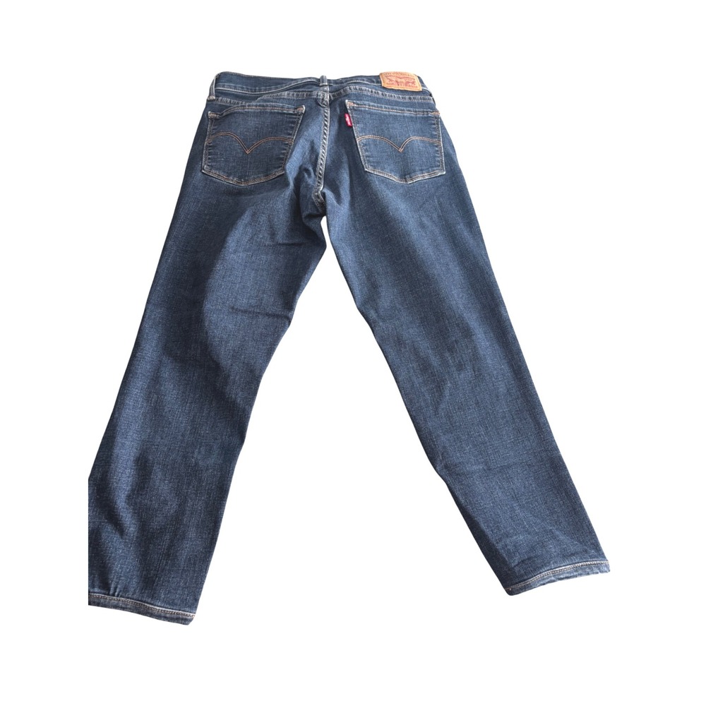 Levi's 710 Super Skinny Distressed cropped Jeans Dark‎ Wash Women's Size 29 - Picture 2 of 11